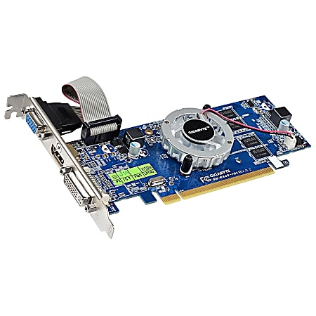 Gigabyte HD Experience GV-R545-1GI (rev. 2.0) Radeon HD 5450 Graphic Card - 650 MHz Core - 1 GB DDR3 SDRAM - PCI Express 2.1 - Low-profile