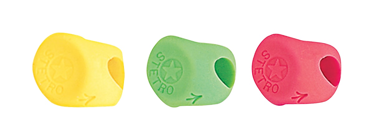 Moon Products Stetro Pencil Grips, Assorted Colors, Pack Of 36