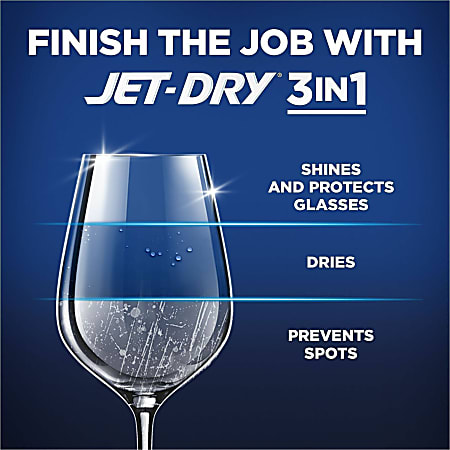 Finish Jet Dry Rinse Aid 8.45 oz 0.53 lb 1 Each Blue - Office Depot