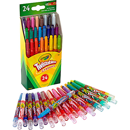 Crayola Colors Of The World Crayons Assorted Colors Pack Of 24 Crayons -  Office Depot