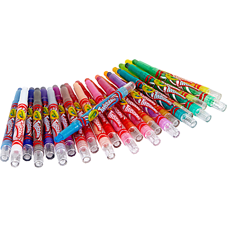 Crayola Mini Twistables Crayons - Clear, Assorted - 10 / Set - R&A