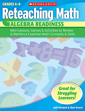 Scholastic Reteaching Math: Algebra Readiness
