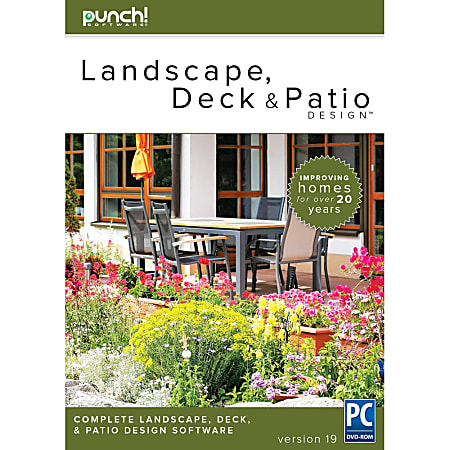 Punch!® Landscape Deck Patio v19 For PC