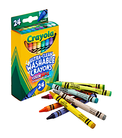 Crayola Colors Of The World Crayons Assorted Colors Pack Of 24 Crayons -  Office Depot