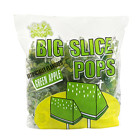 Big Slice Pops, 1-Lb Bag, Apple, Bag Of 48