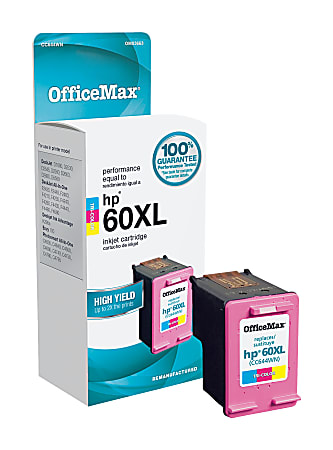 Clover Imaging Group™ Remanufactured High-Yield Tri-Color Ink Cartridge Replacement For HP 60XL, OM03663
