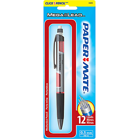 Paper Mate® Eagle Ballpoint Pens, 1.2 mm, Medium Point, Translucent Barrel, Black Ink, Pack Of 36