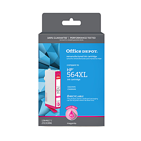 Office Depot® Brand Remanufactured High-Yield Ink Cartridge Replacement For HP 564XL, HP564XL