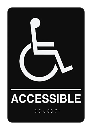COSCO ADA Wheelchair Access Restroom Sign