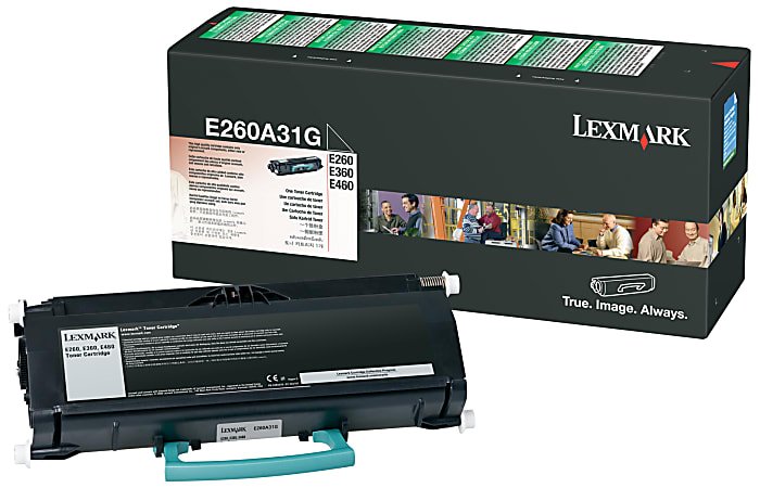 Lexmark™ E260A31G Black Toner Cartridge