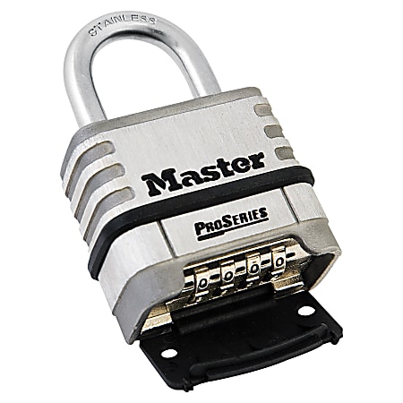 Master Lock Metal WORD Combination Padlock 2 x 1 916 Silver - Office Depot