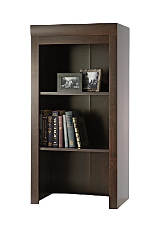 Sauder® Office Port Collection, Library Hutch, Dark Alder