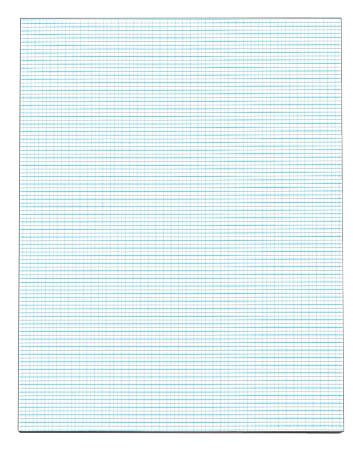 OfficeMax® Quadrille Pad, 8 1/2" x 11", 40% Recycled, 10 Squares Per Inch, 50 Sheets