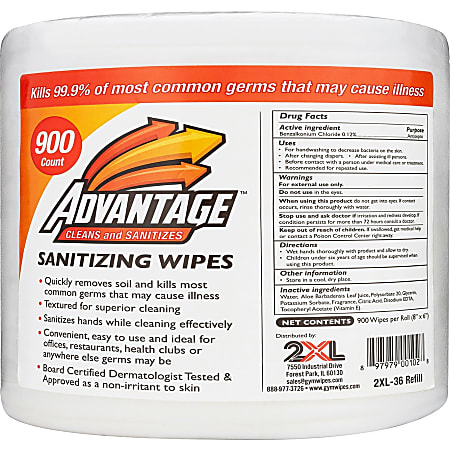 Gym wipes advantage online