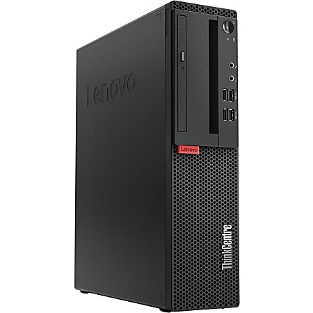 Lenovo ThinkCentre M910s 10MK000GUS Desktop Computer - Intel Core i5 7th Gen i5-7500 3.40 GHz - 4 GB RAM DDR4 SDRAM - 500 GB HDD - Small Form Factor - Black - Windows 10 Pro 64-bit - Intel HD Graphics 630 - DVD-Writer - English Keyboard