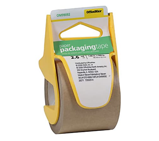 OfficeMax High-Performance Paper Tape, 1 7/8" x 500", Brown