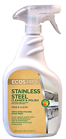 EARTH FRIENDLY PRODUCTS® Stainless Steel Cleaner & Polish, 32 Oz.