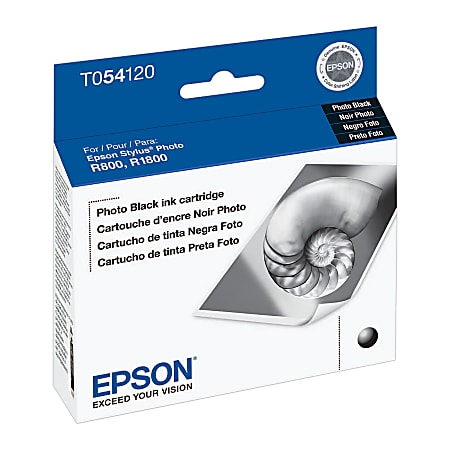 Epson® T0541 (T054120) UltraChrome™ Black Ink Cartridge