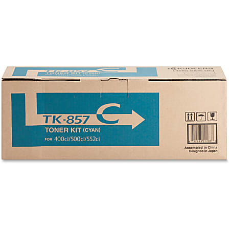 Kyocera TK 857C - Cyan - original - toner cartridge - for TASKalfa 400ci, 500ci, 552ci
