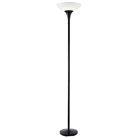 RS To•Go™ Torchiere Touch Lamp, Black/White