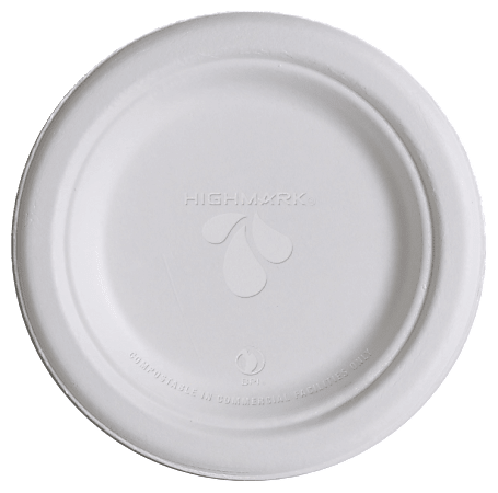 AJM Green Label Paper Plates 6 White Box Of 1000 Plates - Office Depot