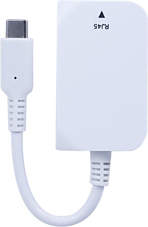 Ativa USB Type C To Ethernet Adapter Cable 4.7 White 41510 - Office Depot