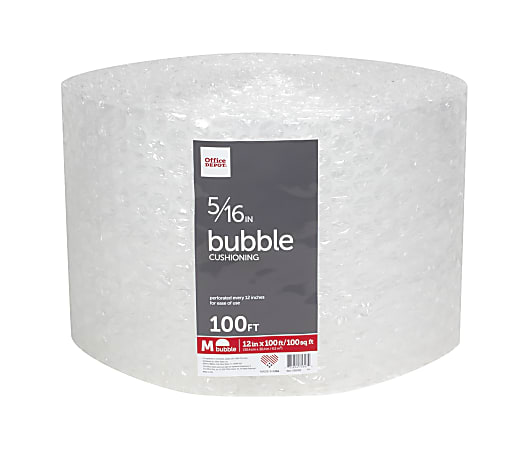 Office Depot Brand Small Bubble Cushioning 316 Thick Clear 12 x 200 -  Office Depot