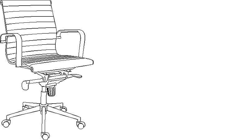 Z-Line Designs Z-Tech Modular Office Chair, White/Silver