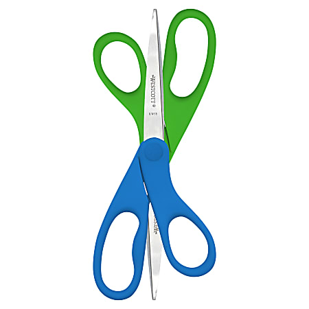 Westcott 7in Student Scissors Assorted Colors 2pk