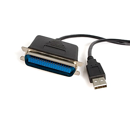 StarTech.com Parallel printer adapter - USB - parallel - 10 ft - Add a Centronics parallel port to your desktop or laptop PC through USB