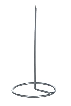 OfficeMax Wire Desk Spindle, Silver