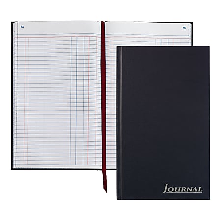 Adams® Journal, 7 1/2" x 12 1/4", 150 Pages (75 Sheets), Navy