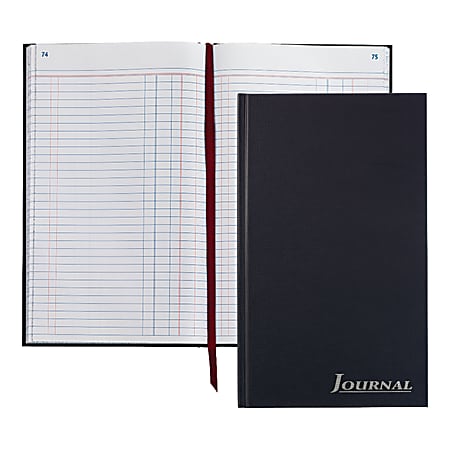 Russell Hazel Bookcloth Journal A5 252 Pages Peony - Office Depot