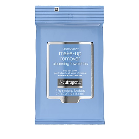 Neutrogena Makeup Remover Wipes, Purple, Pack Of 7