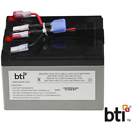 BTI Replacement Battery RBC48 for APC - UPS Battery - Lead Acid - 12 V DC - Lead Acid