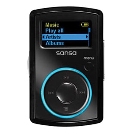 SanDisk® Sansa® Clip 2GB MP3 Player With FM Tuner, Black