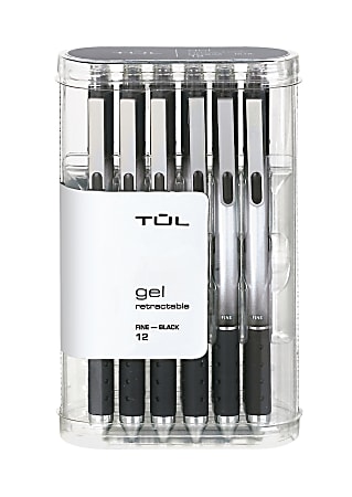 Office Depot Brand Felt Tip Pens Fine Point 0.5 mm Black Barrel