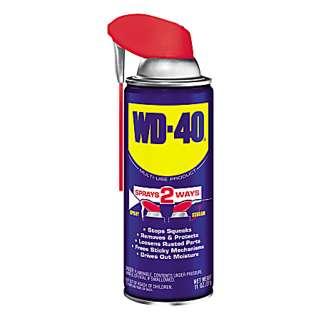 WD-40® Smart Straw® Spray Lubricant, 11 Oz, Pack Of 12 Cans
