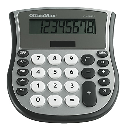OfficeMax 8 Digit Handheld Calculator