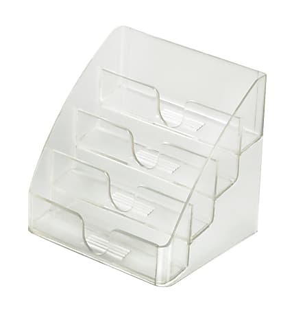 OfficeMax 4-Tier Business Card Holder