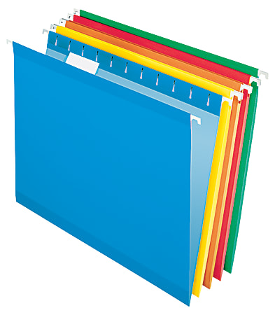 Office Depot® Brand Hanging Folders, Letter Size, Assorted, Box Of 25