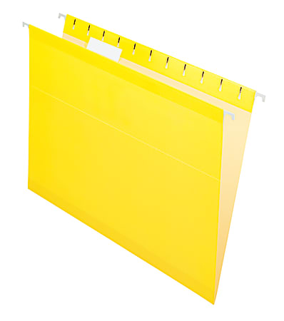 Office Depot® Brand Hanging Folders, Letter Size, Yellow, Box Of 25