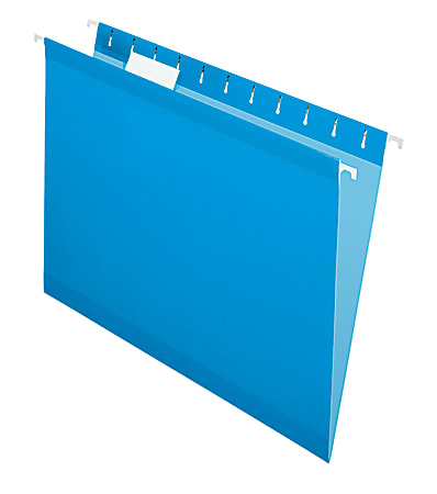 Office Depot® Brand Hanging Folders, Letter Size, Blue,