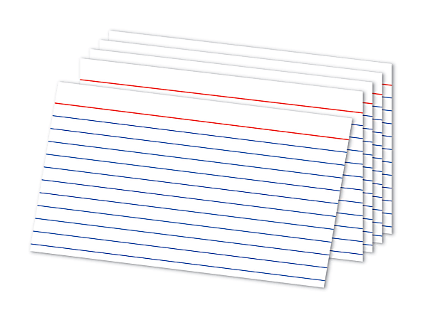 Office Depot® Brand Ruled Index Cards, 5" x