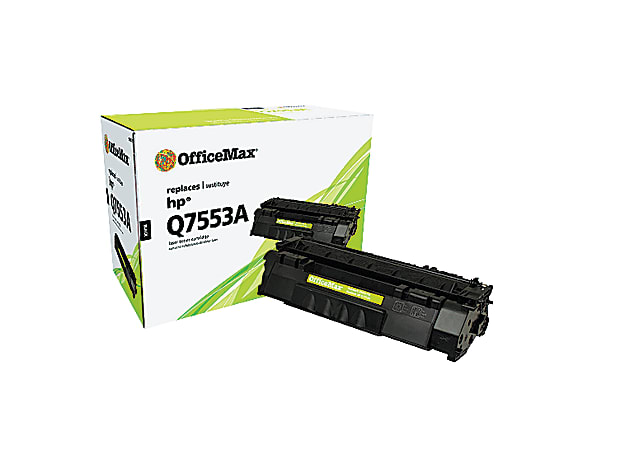 OfficeMax® Remanufactured Black Toner Cartridge Replacement For HP Q7553A