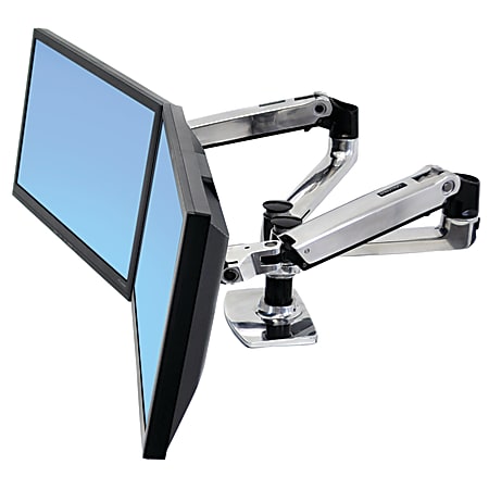 Ergotron LX Mounting Arm For Flat Panel Displays, Silver