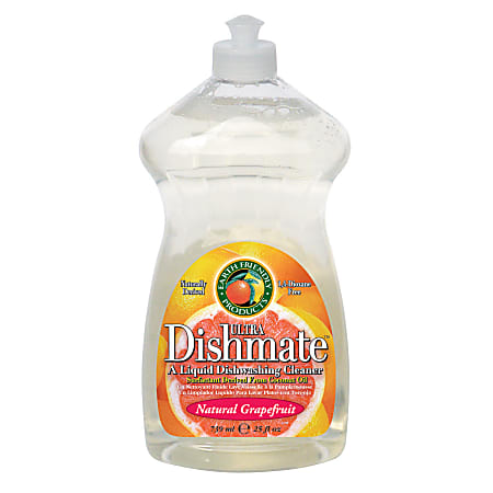 Earth Friendly Products Dishmate Dish Soap, 25 Oz., Grapefruit