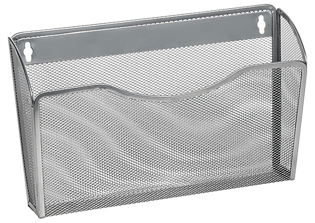 Brenton Studio Silver Mesh Letter Wall File