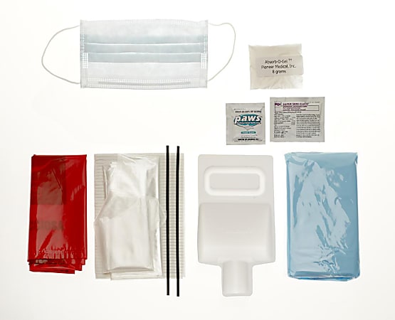 Medline Fluid Clean-Up Kits, Deluxe, Pack Of 6