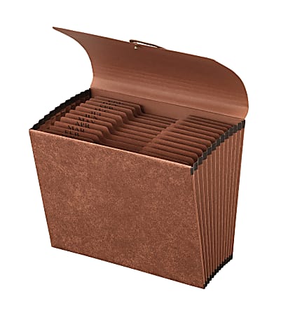 Office Depot Brand Paper Expanding File With Flap 12 Pocket